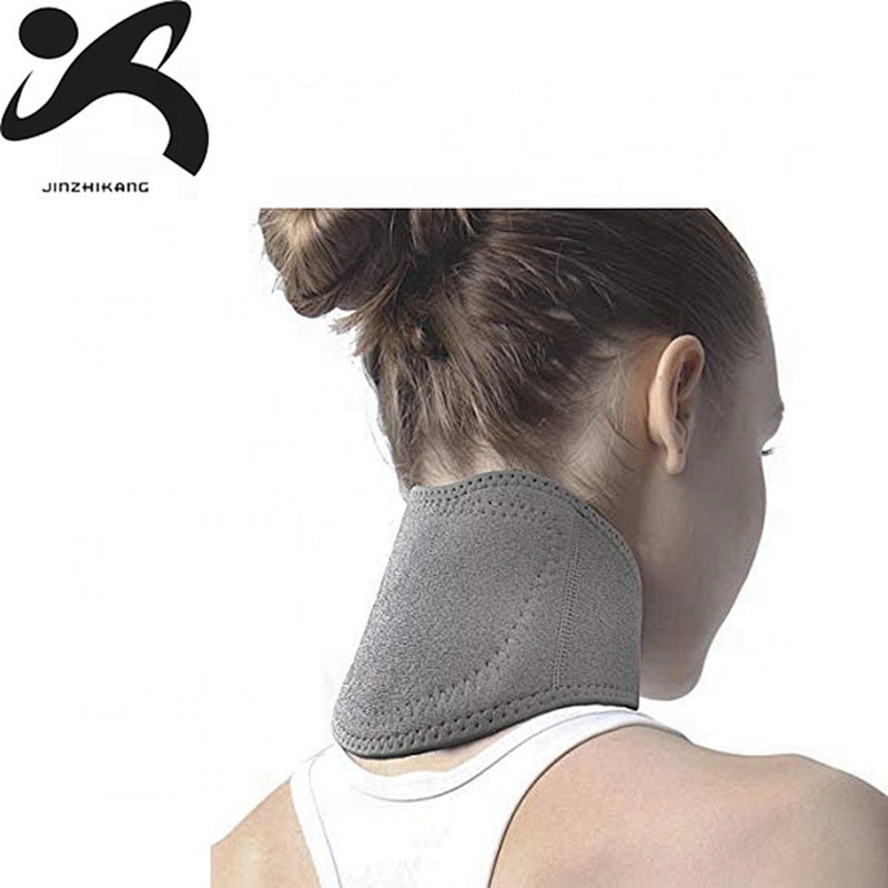 2019 Promotional Design Adjustable Magnetic Infrared Tourmaline Self-heating Neck Support neck brace neck protector