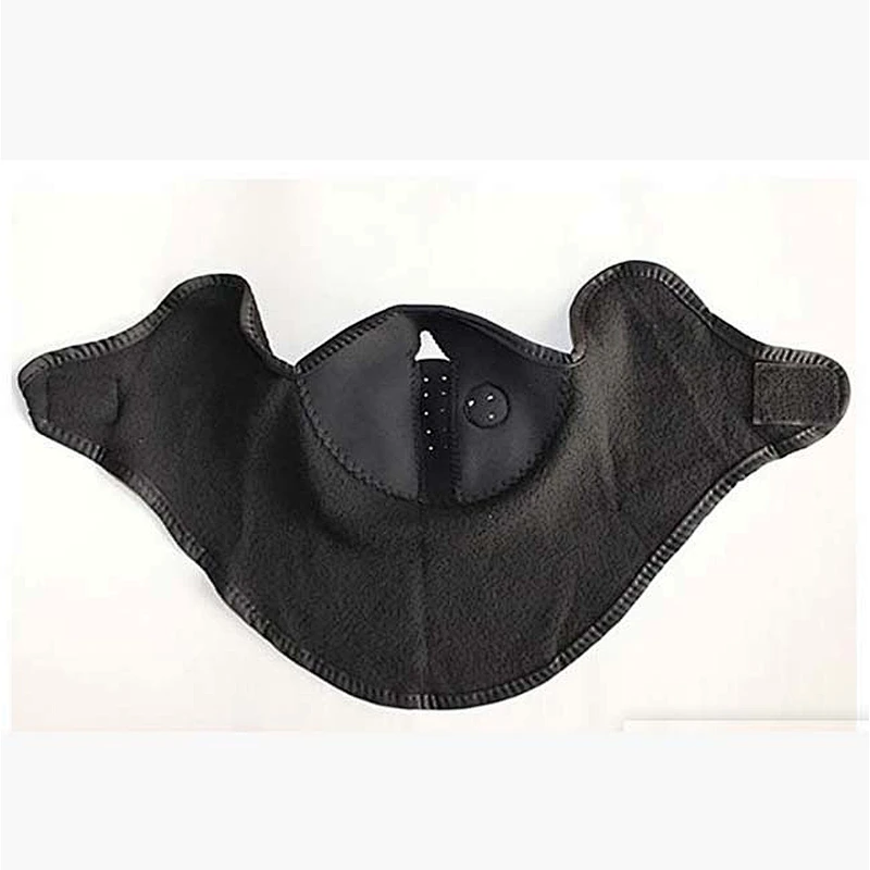 Wholesale neoprene Anti smog anti dust Winter Bicycle Motorcycle Ski mask Thermal Fleece windproof Half Face Mask