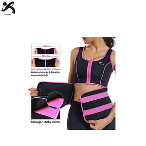 2019 Neoprene Custom Made Adjustable Tank Top Slim Vest Sweat Sauna Suit