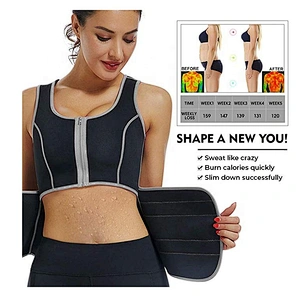 2021 new product custom logo neoprene sauna waist trimmer belt waist trainer vest for weight loss