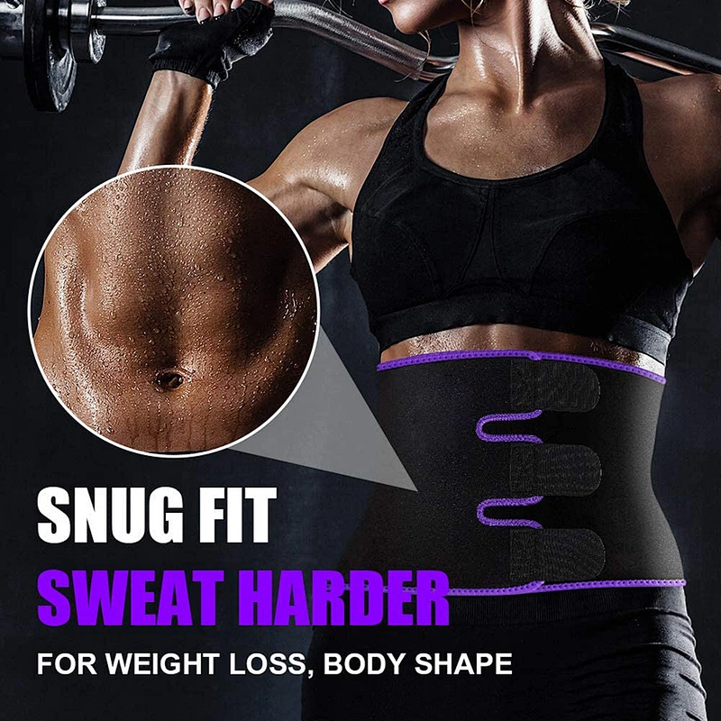2020 new product custom logo neoprene sweat slimming belt trimmer waist trainer belt for fat burning