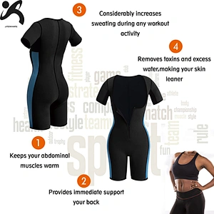 3mm Neoprene Slimming Tummy Control Waist Trainer Shapewear Sauna Suit for Women