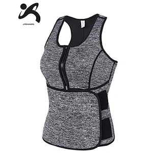 High Quality Womens Body Building Shapers Slimming Waist Trimmer Neoprene Corset Sweat Shaper Sauna Vest With Waist Trainer Belt