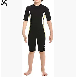 Professional custom CR neoprene wetsuit surfing suits diving swimming suit for kids