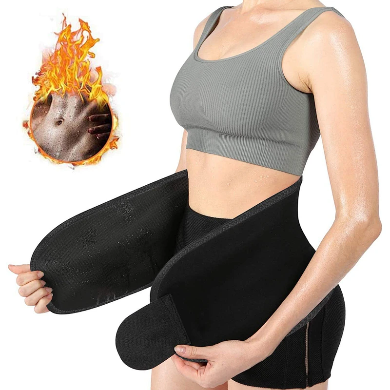 Custom Logo Compression Women Workout Back Support Tummy Control Slimming Neoprene Waist Trainer