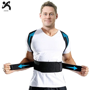 flexible bear female pro figure eight back brace support belt flex posture corrector