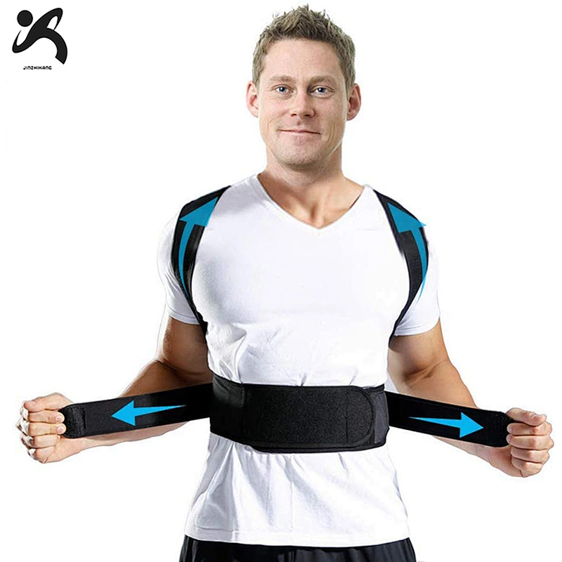flexible bear female pro figure eight back brace support belt flex posture corrector