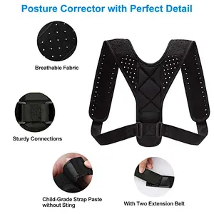 2019 New RTS High Quality Posture Corrector Corrector Back Brace Support Custom Made Hot Sell Back Support