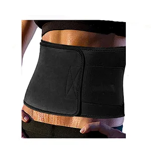 Best adjustable Abdominal Trainer waist band Accelerate sweat fat burner curve waist with hook and loop