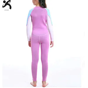 High quality surfing swimming water sport full suit neoprene girls and boys wetsuit with front zipper