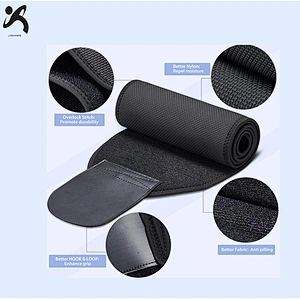 Custom Style High Quality Neoprene Adjustable Waist Trimmer Sweat Slimming Belt Waist Support