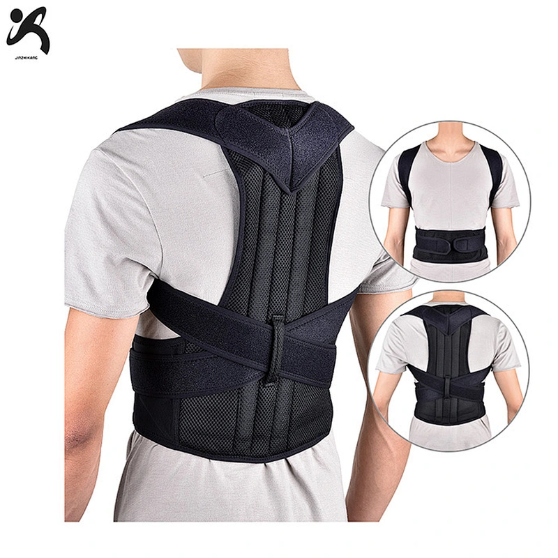 High quality adjustable comfortable back support shoulder upper brace posture corrector
