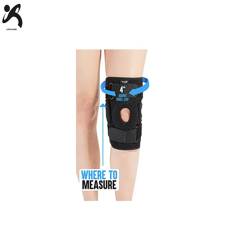 2020 China custom premium soft breathable side stabilizer sport running support knee brace