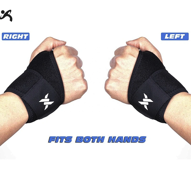 Wrist Support Infused Compression Sleeve Adjustable Brace Strap Relieve Pain