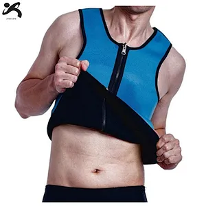 Men's Premium Workout Running  Top Slimming Polymer sauna vest for Weight Loss Abdomen Gym Fitness Shaperwear