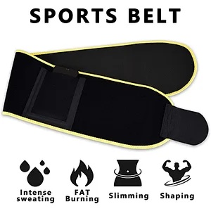 Custom Logo  Compression Belt Workout Slimming Tummy Waist Trainer For Men Women