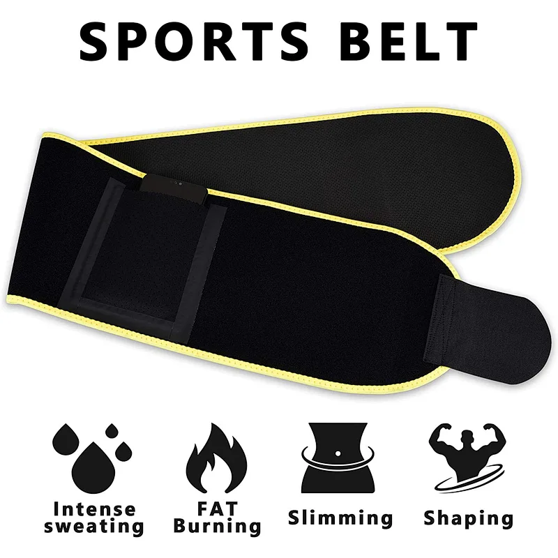 Custom Logo  Compression Belt Workout Slimming Tummy Waist Trainer For Men Women
