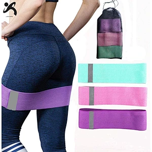 2020 China Custom Made  Hip Bands Booty Workout Resistance Loop Band Resistance Exercise Fitness Bands