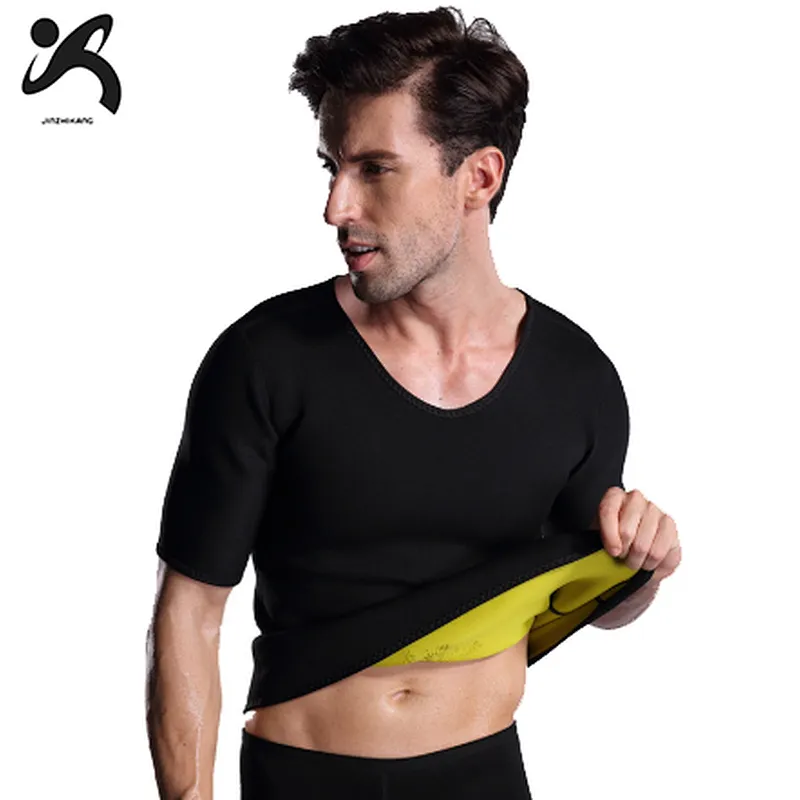 Wholesale Men's corset vest new design explosion Shaping Sauna  Fitness Neoprene Shorts With Pocket