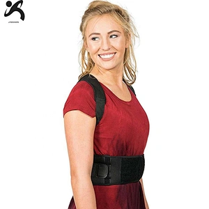 2019 hot sale Comfortable Neoprene Material Shoulder Back Support upper adjustable back posture corrector