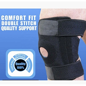 Neoprene waterproof Adjustable Knee supporter Open Patella Hing Knee Brace Support