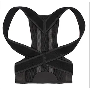 Amazon hot Best quality Neoprene Adjustable Lumbar Upper Posture Corrector Back Support Belt Vest Brace