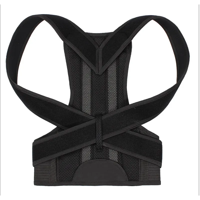 Amazon hot Best quality Neoprene Adjustable Lumbar Upper Posture Corrector Back Support Belt Vest Brace