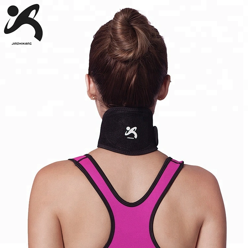 Self Heating Magnetic Therapy Thermal Pad Neck Wrap Support Brace Neoprene Compression Neck Brace Support