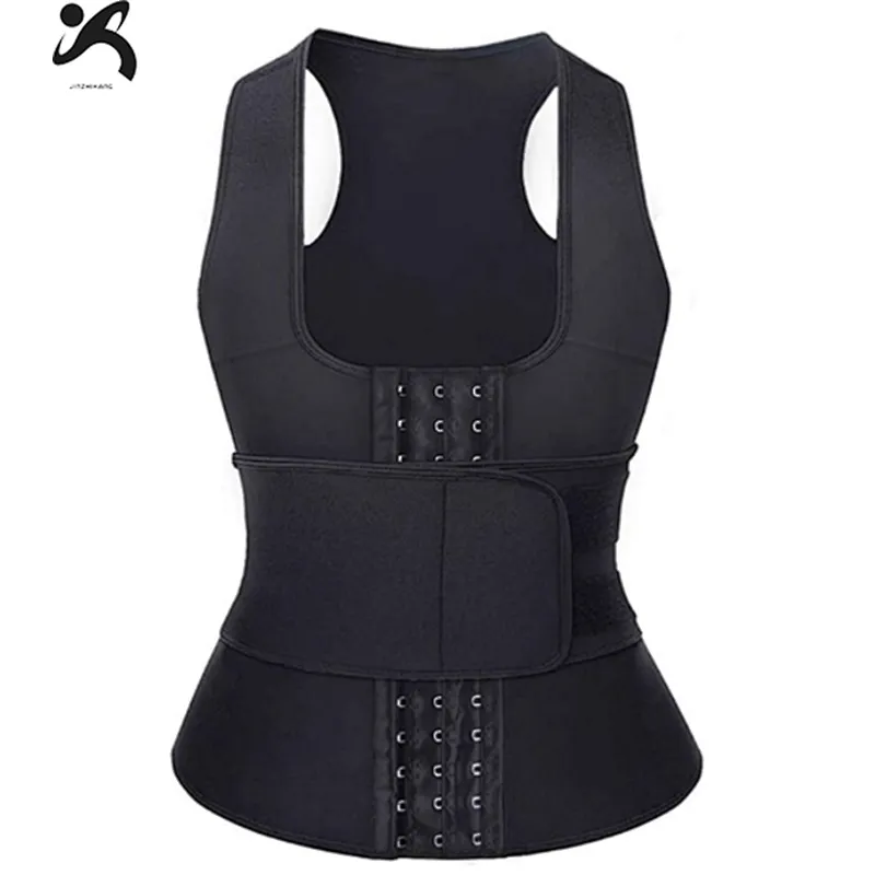 Hot Sale Neoprene Waist Trainer corset Waist Training Steel Boned workout waist slimming vest with belt