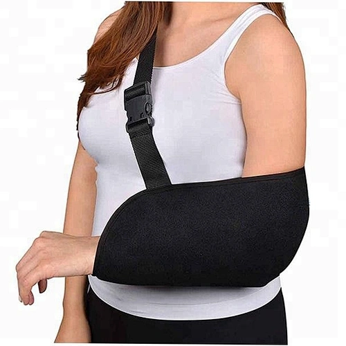 Wholesale adjustable neoprene arm support cradle arm sling orthopedic arm brace with shoulder strip