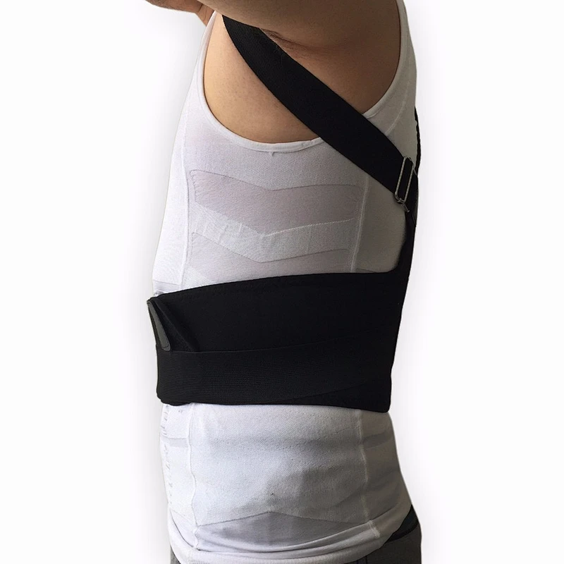 fashion posture brace black color back support
