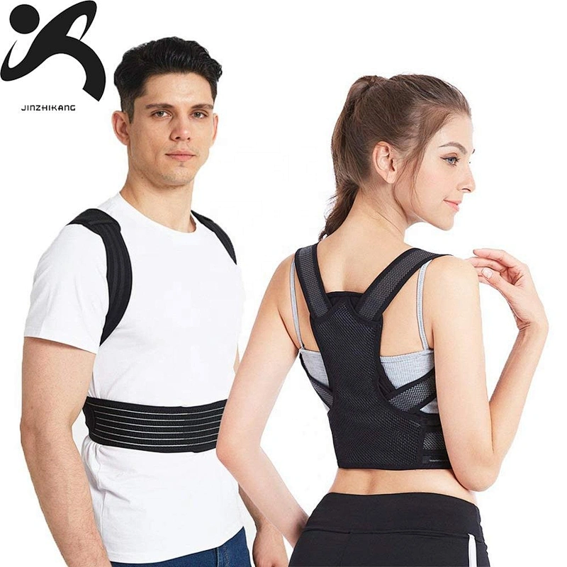 Top Quality Adjustable & Durable Prevent  Back Pain Relief Neoprene Back Posture Corrector Back Support Belt for Women & Men