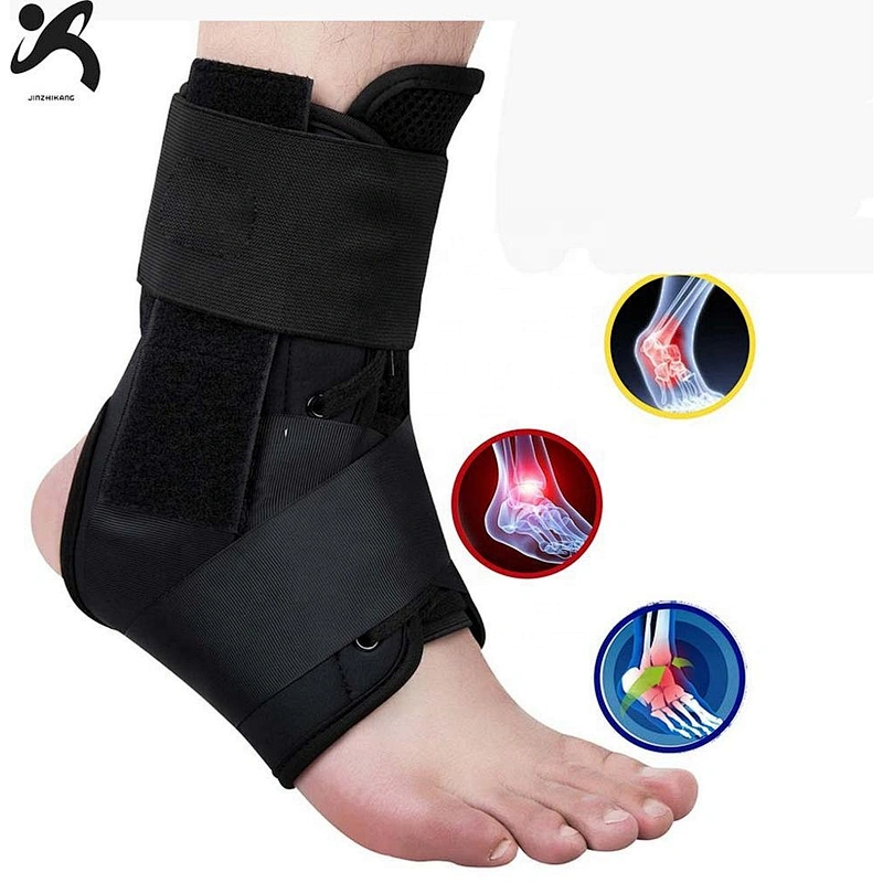 Factory price professional neoprene gym fitness ankle protector elastic ankle support brace for sport safety