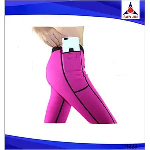 Sexy Women's Stretch Hot Neoprene pictures of jeans pants Yoga Pants Shapewear