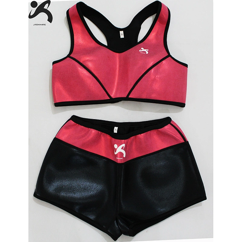 2019 Custom Made Women Shapewear Slimming Shirt Workout Suit Weight Loss Hot Neoprene Yoga Suit