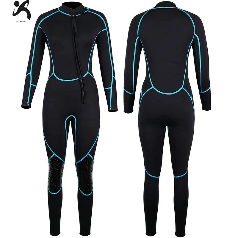 Wholesale Neoprene Diving Suits Long Sleeve Keep Warm women Eco friendly 5mm Wetsuit for Surfing Swimming