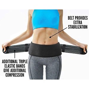 Neoprene Comfortable Sacroiliac Joint Brace SI Belt Lower Back Support Belt for Unisex