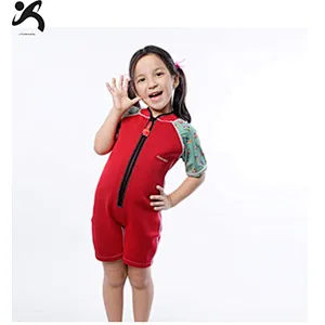 Factory Custom logo Neoprene Swimwear thermal Swimming suit warm wetsuit for baby girls boys