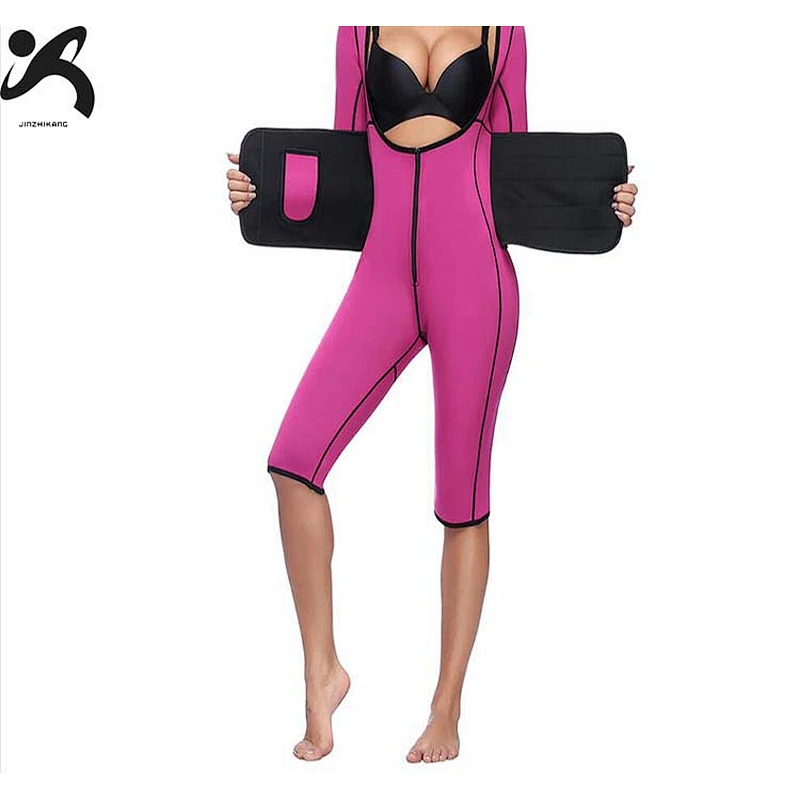 2019 RTS New Design Slimming Women Body Neoprene Zipper for Weight Loss Waist Trainer with Waist Belt
