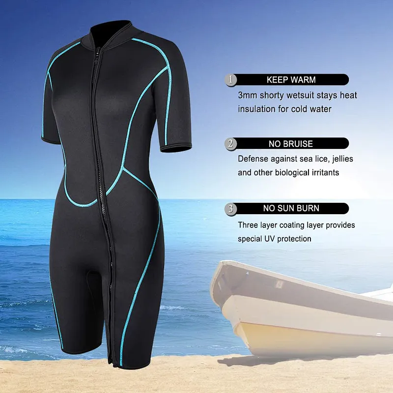 Professional high quality 3mm 5mm neoprene Keep Warm Surfing Swimming Wetsuit For women