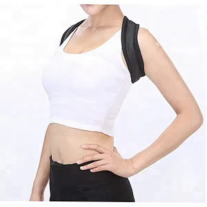 High quality neoprene adjustable back support back posture correction belt for unisex