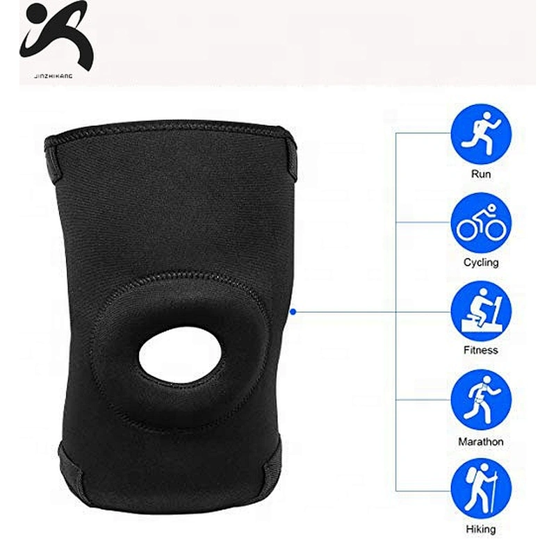 High quality neoprene waterproof knee sleeve compression sports knee support brace