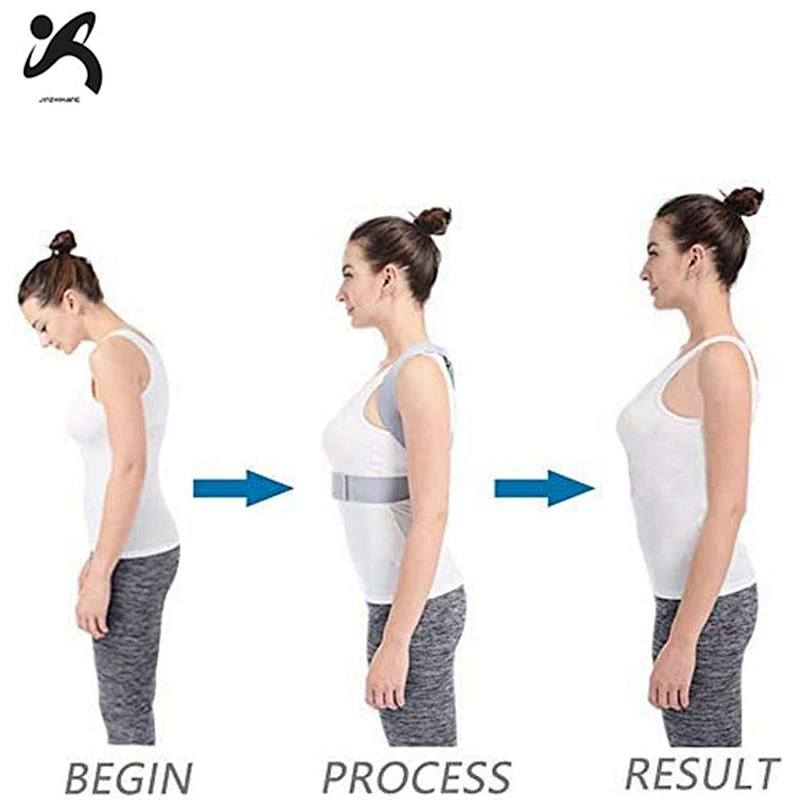 Adjustable back shoulder support custom design back brace support correction belt posture corrector
