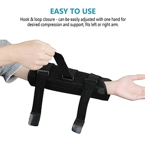 Neoprene Adjustable Compression Elbow Sleeve Elbow Support Brace Splint for Women and Men