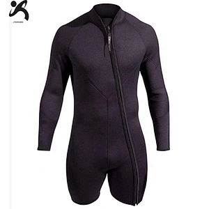 Wholesale short pant front zipper 3mm neoprene wetsuit men wetsuit for spearfishing