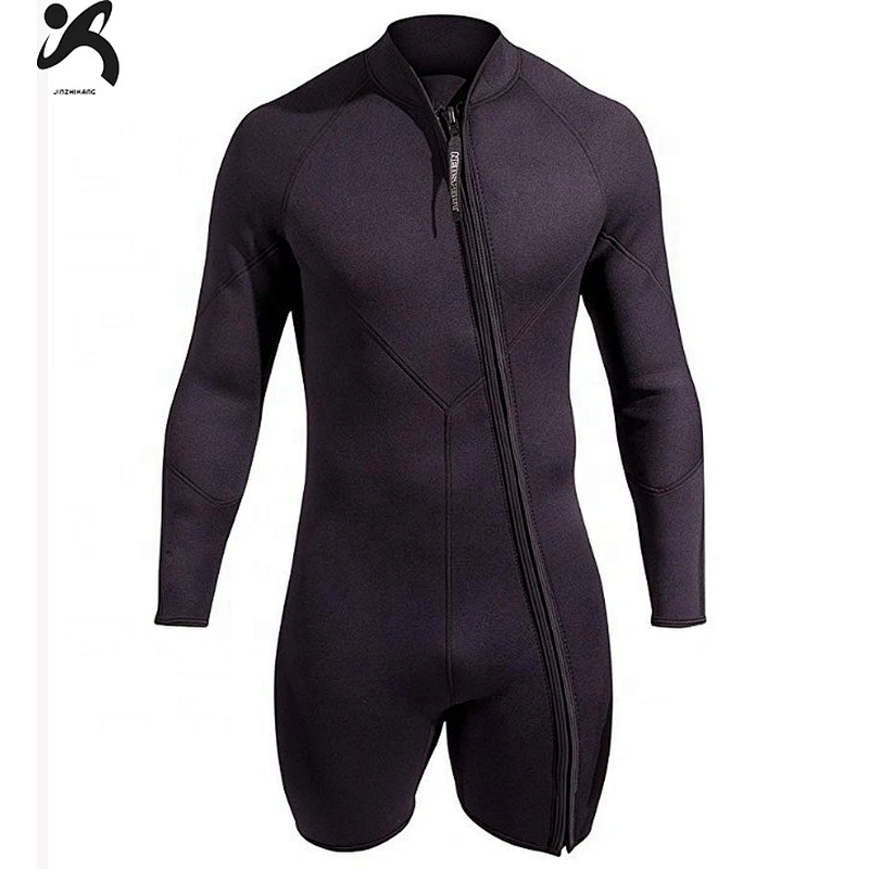 Wholesale short pant front zipper 3mm neoprene wetsuit men wetsuit for spearfishing