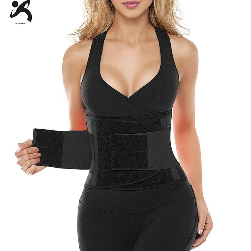 2021 neoprene waist trainer belt belly fat burn waist trimmer lumbar support waist slimming belt
