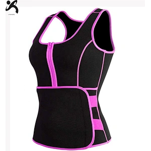 2021 new product custom logo neoprene sauna waist trimmer belt waist trainer vest for weight loss