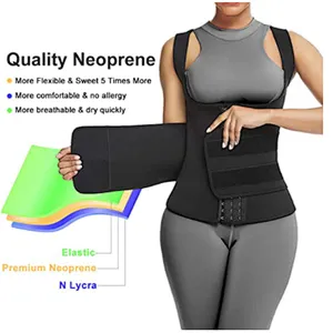 Hot Sale Neoprene Waist Trainer corset Waist Training Steel Boned workout waist slimming vest with belt
