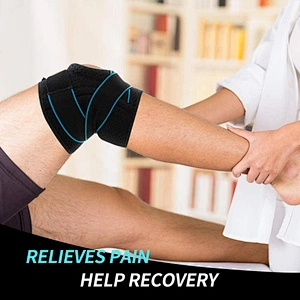 Knee Brace with Side Stabilizers & Patella Gel Pads for Knee Support